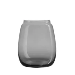 Dekor|Vaser>HADELAND GLASSVERK Siccori Vase 20cm Røkgrå