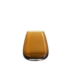 Dekor|Vaser>HADELAND GLASSVERK Siccori Vase 11cm Dyp Oker