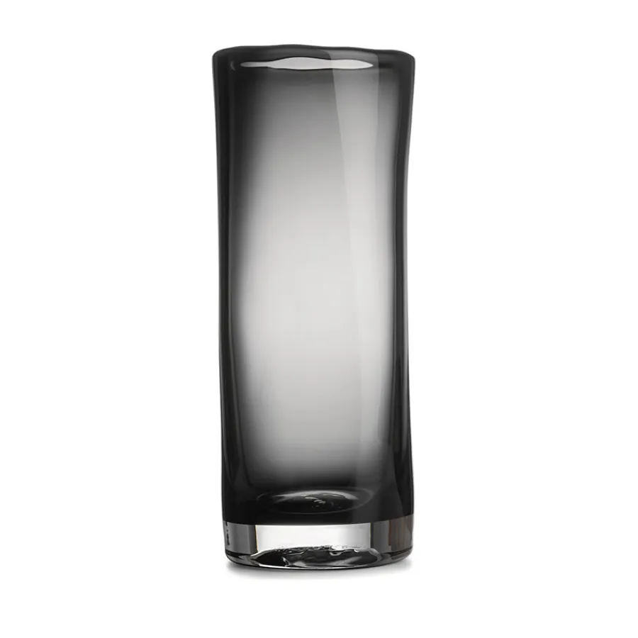 Dekor|Vaser>HADELAND GLASSVERK Sine Vase 29,5x11cm Røkgrå