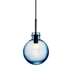 Taklamper|Lamper Fra Hadeland Glassverk>HADELAND GLASSVERK Stålblå Taklampe