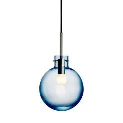 Taklamper|Lamper Fra Hadeland Glassverk>HADELAND GLASSVERK Stålblå Taklampe