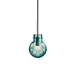 Taklamper|Lamper Fra Hadeland Glassverk>HADELAND GLASSVERK Taklampe Finn Blågrønn
