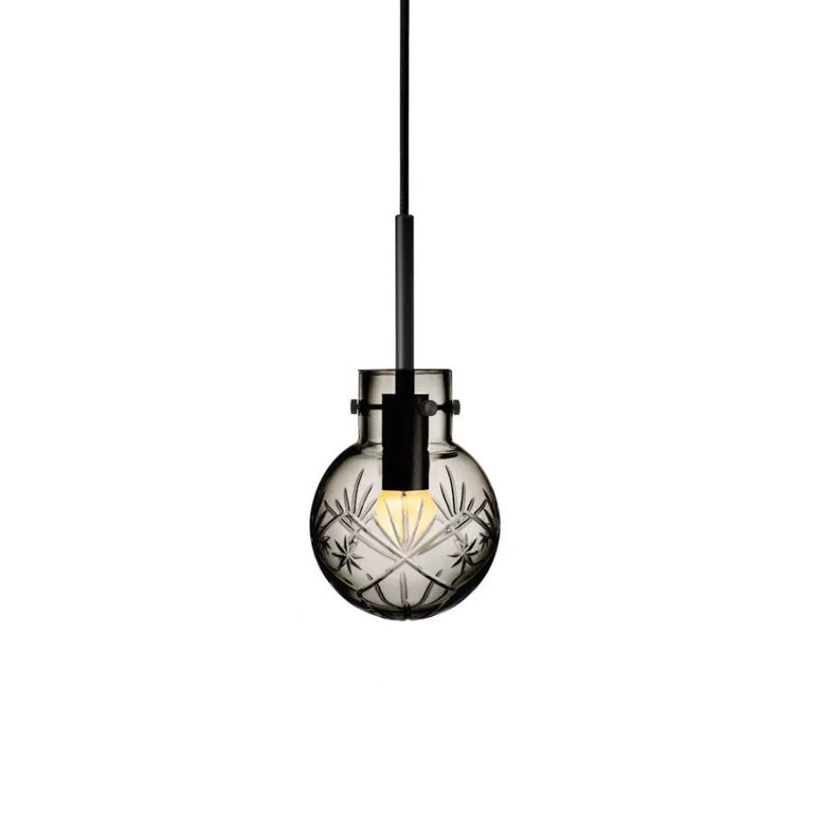 Taklamper|Lamper Fra Hadeland Glassverk>HADELAND GLASSVERK Taklampe Røkgrå