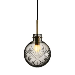 Taklamper|Lamper Fra Hadeland Glassverk>HADELAND GLASSVERK Taklampe Røkgrå