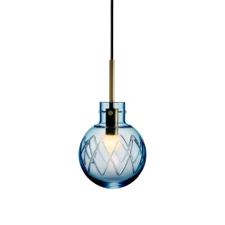 Taklamper|Lamper Fra Hadeland Glassverk>HADELAND GLASSVERK Taklampe Stålblå