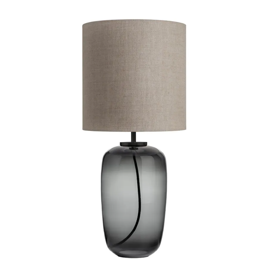 Bordlamper|Lamper Fra Hadeland Glassverk>HADELAND GLASSVERK Vega Bordlampe Røkgrå