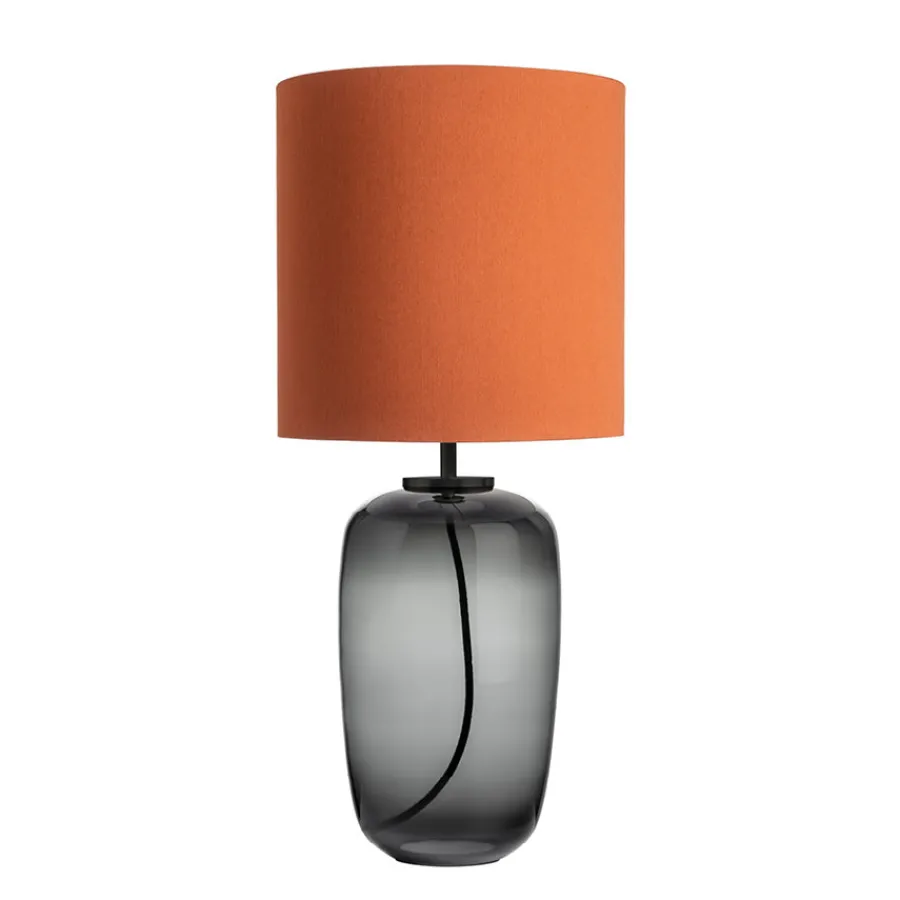 Bordlamper|Lamper Fra Hadeland Glassverk>HADELAND GLASSVERK Vega Bordlampe Røkgrå