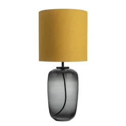 Bordlamper|Lamper Fra Hadeland Glassverk>HADELAND GLASSVERK Vega Bordlampe Røkgrå