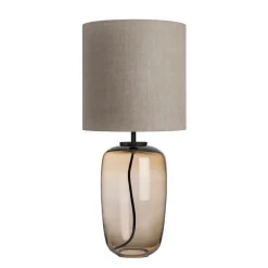Bordlamper|Lamper Fra Hadeland Glassverk>HADELAND GLASSVERK Vega Bordlampe Kakao