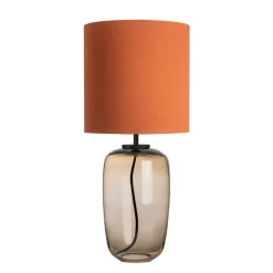 Bordlamper|Lamper Fra Hadeland Glassverk>HADELAND GLASSVERK Vega Bordlampe Kakao