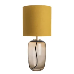 Bordlamper|Lamper Fra Hadeland Glassverk>HADELAND GLASSVERK Vega Bordlampe Kakao