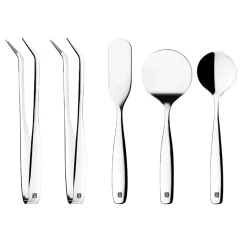 Serveringsbestikk>HARDANGER BESTIKK Bufèsett 5 deler
