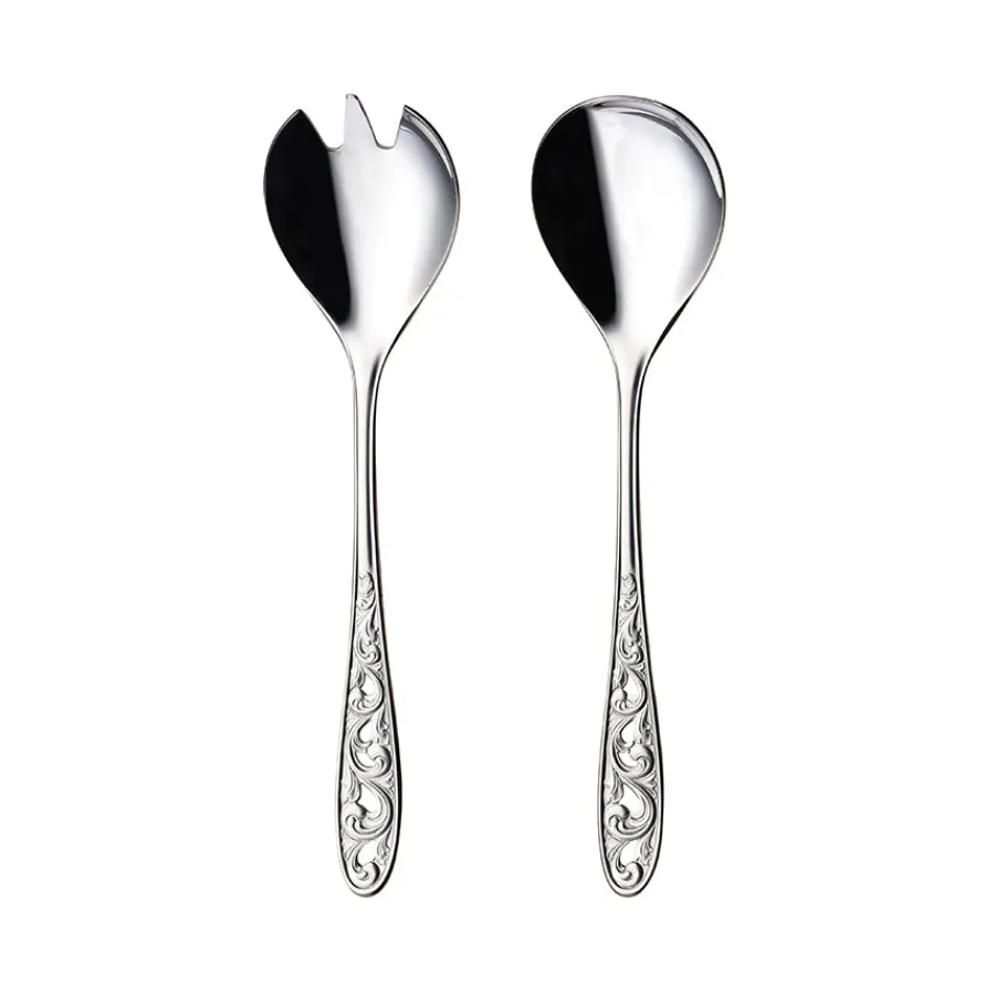 Serveringsbestikk|Bestikkdeler>HARDANGER BESTIKK Kristin Salatsett