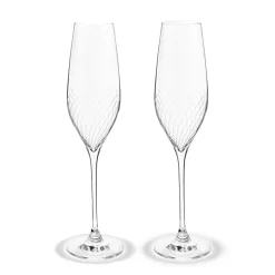 Champagne>HOLMEGAARD Holmgaard Cabernet Lines Champagneglass 29cl 2stk