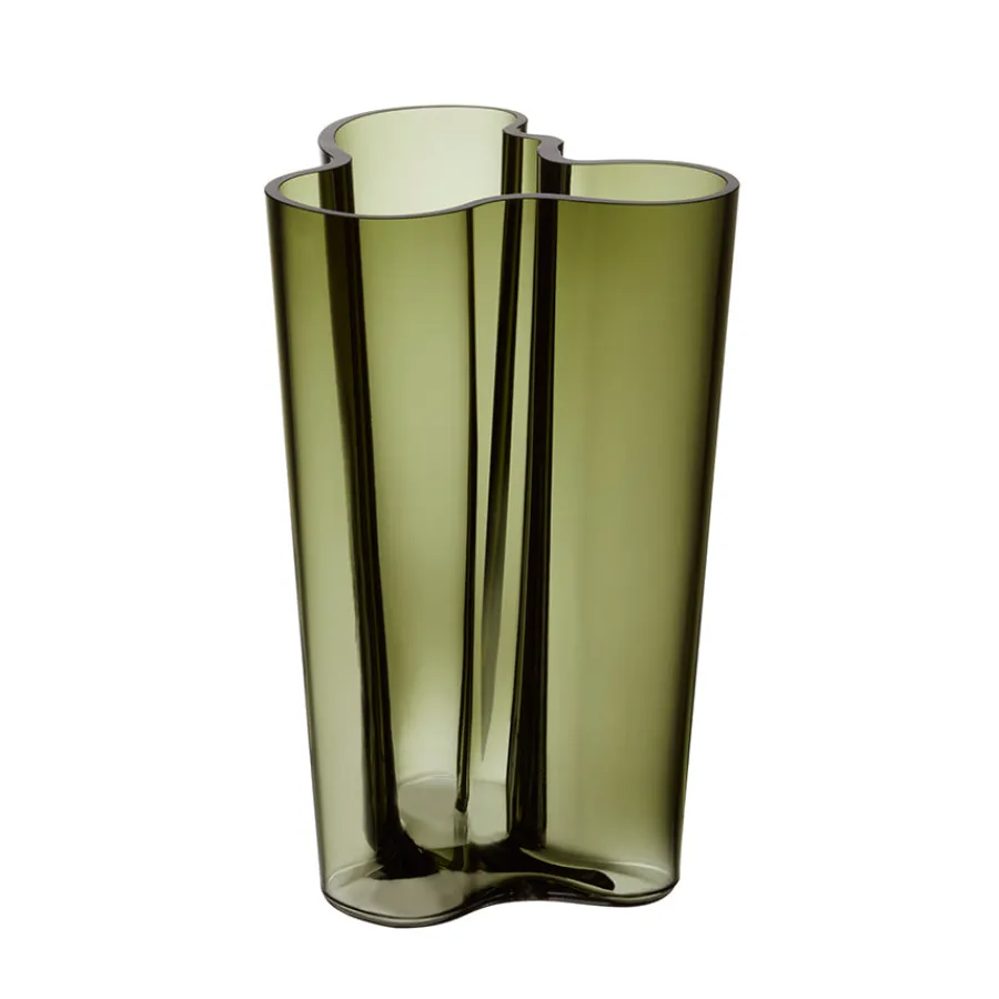 Dekor|Vaser>IITTALA Alvar Aalto Vase 25cm Mosegrønn