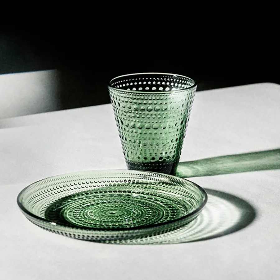 Asjetter>IITTALA Kastehelmi Asjett 17cm Furu Grønn