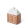 Lys>KÄHLER DESIGN Kähler Gingerbread Lyshus Medium Brun
