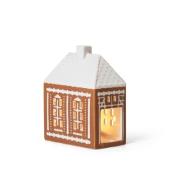 Lys>KÄHLER DESIGN Kähler Gingerbread Lyshus Medium Brun