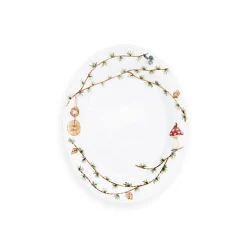 Fat>KÄHLER DESIGN Kähler Hammershøi Christmas Oval Skål 28,5x22,5 cm