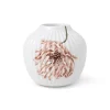Dekor|Vaser>KÄHLER DESIGN Kähler Hammershøi Poppy Vase 13cm Hvit m/Dekor