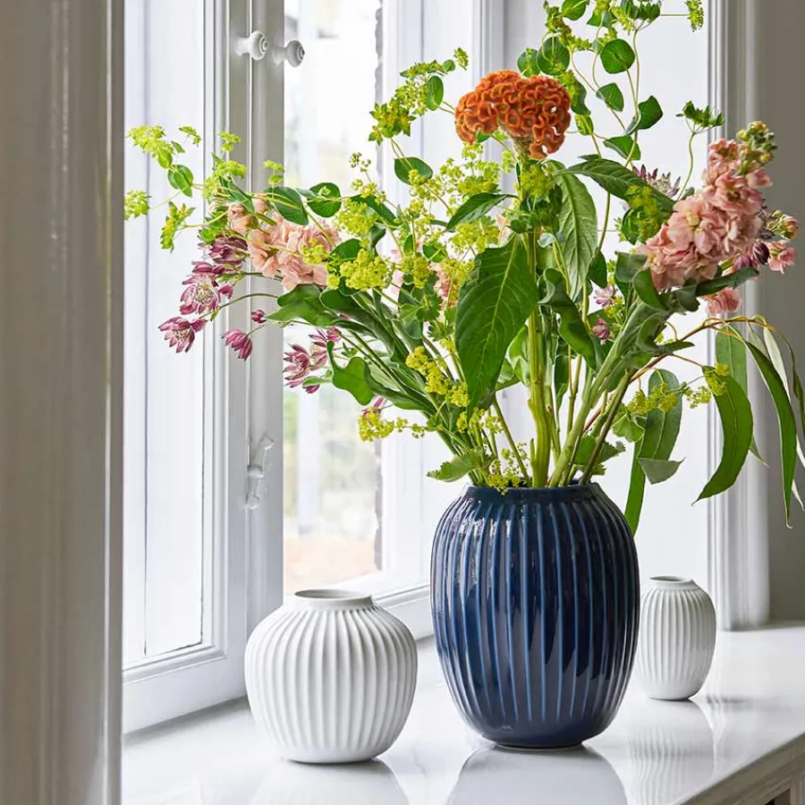 Dekor|Vaser>KÄHLER DESIGN Kähler Hammershøi Vase 21cm Indigo