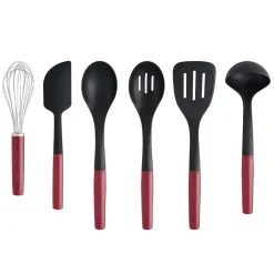 Redskaper>Lifetime Brands Europe ltd KitchenAid Kjøkkenredskap 6 Deler Rød