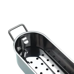 Stål>Lifetime Brands Europe ltd Kitchencraft Fiskekjele 45cm Rustfritt Stål