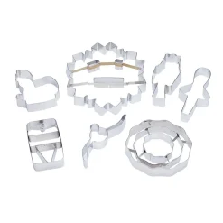 Bakeutstyr>Lifetime Brands Europe ltd Kitchencraft Nutcracker Collection Pepperkakeformer 7stk