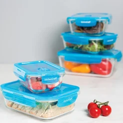 Matbokser|Matoppbevaring>Lifetime Brands Europe ltd Kitchencraft Oppbevaringsboks 1L Plastlokk