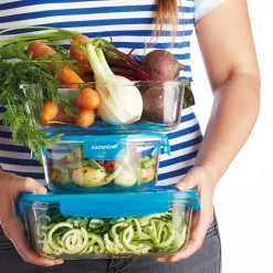 Matbokser|Matoppbevaring>Lifetime Brands Europe ltd Kitchencraft Oppbevaringsboks 1L Plastlokk
