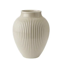 Vaser|Dekor>KNABSTRUP KERAMIK Knabstrup Vase 27cm Riflet Sand