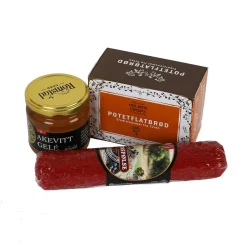 Rødvin>KRAMBODEN Gavepakke Spekepølse/Flatbrød/Gele