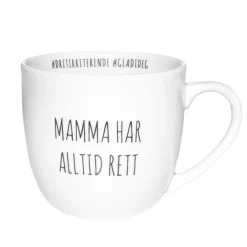Krus|Kopper>PORSGRUNDS PORSELÆNSFABRIK KRUS MAMMA HAR ALLTID RETT 38 CL