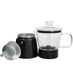 Kaffekanner>Lifetime Brands Europe ltd La Cafetière Verona Espressokanne 6 kopper Sort