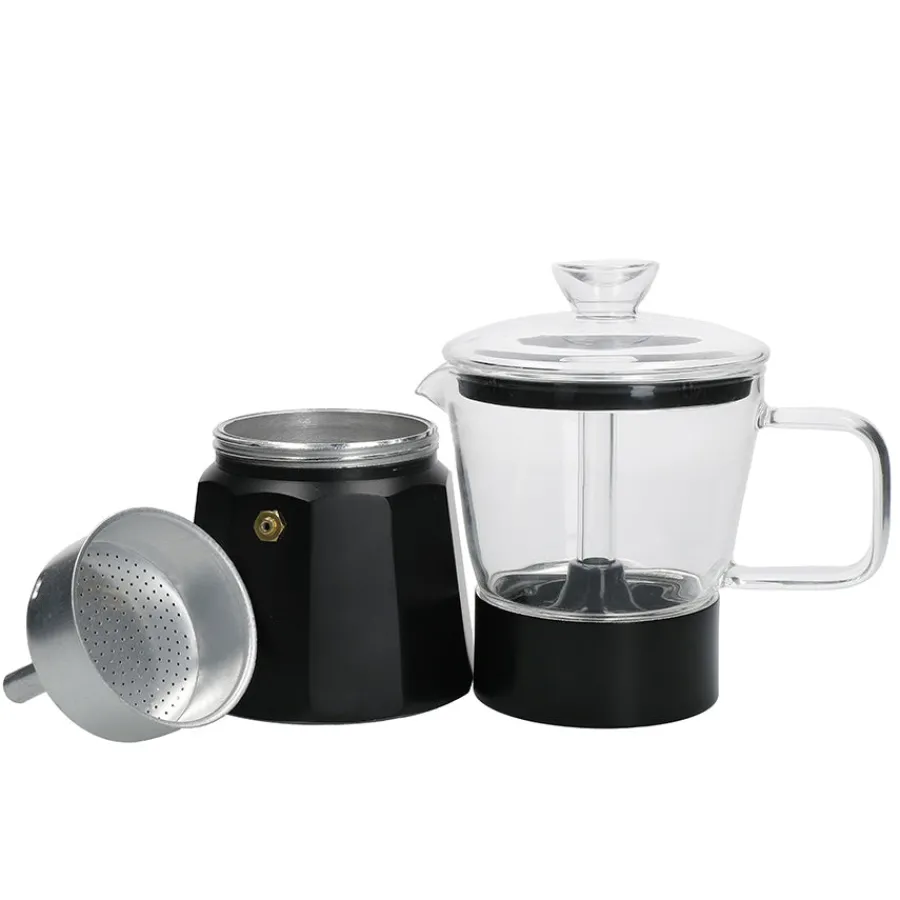 Kaffekanner>Lifetime Brands Europe ltd La Cafetière Verona Espressokanne 6 kopper Sort