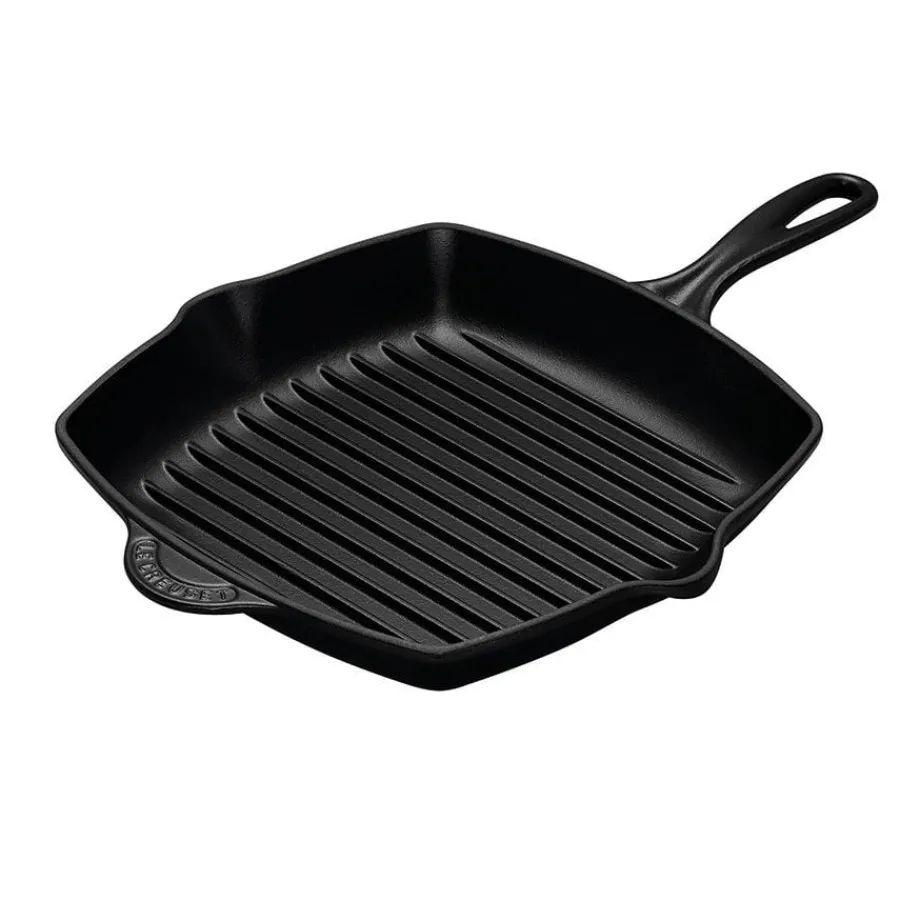Støpejern>LE CREUSET Grillpanne Støpejern 26cm Black