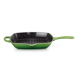 Støpejern>LE CREUSET Grillpanne Støpejern 26cm Bamboo Green