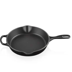 Støpejern>LE CREUSET Matte Black Dyp Stekepanne Støpejern 26cm