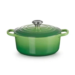 Støpejern>LE CREUSET Støpejernsgryte 4,2L Bamboo Green