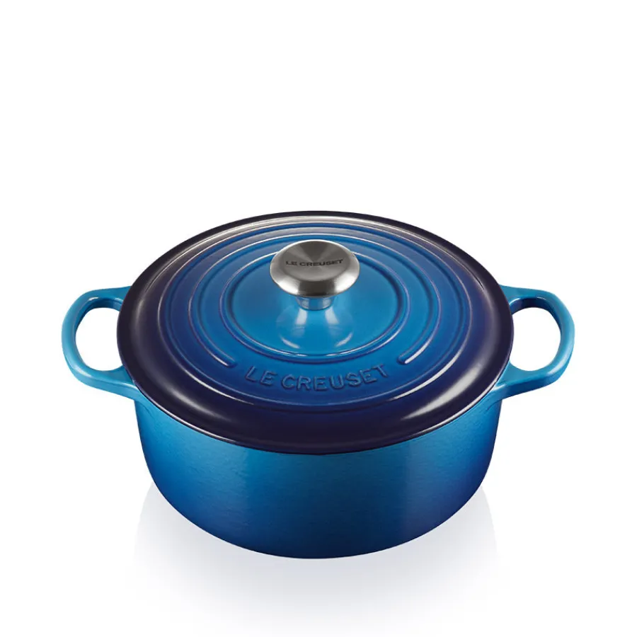 Støpejern>LE CREUSET Støpejernsgryte 4,2L/24cm Azure