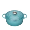 Støpejern>LE CREUSET Støpejernsgryte 4,2L/24cm Caribbean