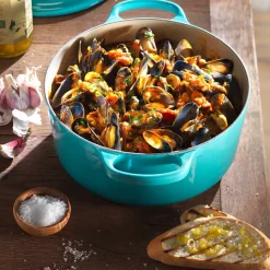 Støpejern>LE CREUSET Støpejernsgryte 4,2L/24cm Caribbean