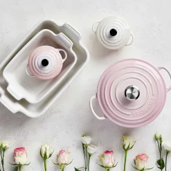 Støpejern>LE CREUSET Støpejernsgryte 4,2L/24cm Shell Pink