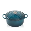 Støpejern>LE CREUSET Støpejernsgryte 4,2L/24cm Deep Teal