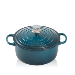 Støpejern>LE CREUSET Støpejernsgryte 4,2L/24cm Deep Teal