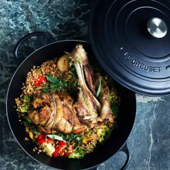 Støpejern>LE CREUSET Støpejernsgryte 3,3L/22cm Matte Black