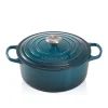 Støpejern>LE CREUSET Støpejernsgryte 5,3L/26cm Deep Teal