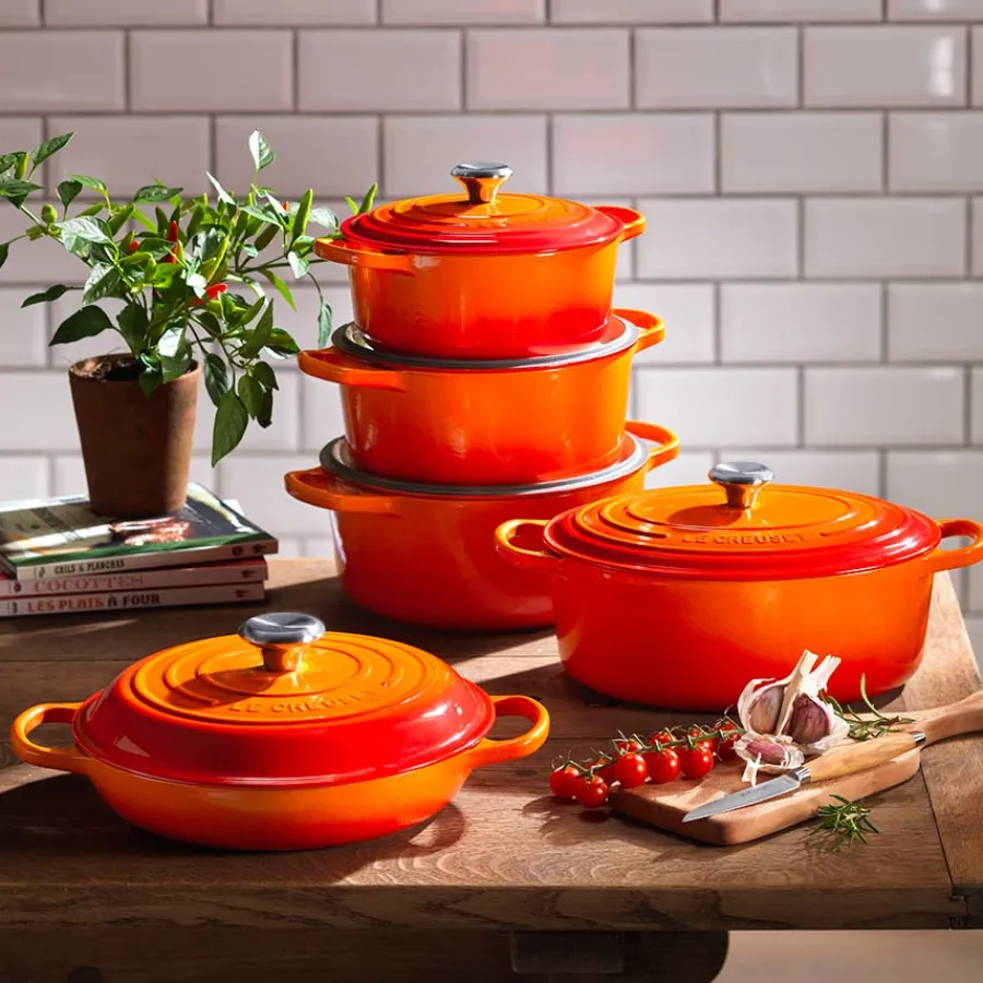 Støpejern>LE CREUSET Støpejernsgryte 3,3L/ 22cm Volcanic