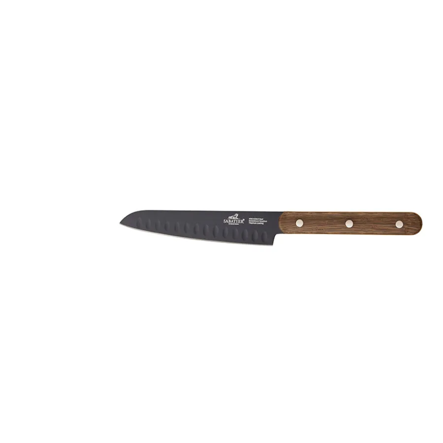 Kniver>LION SABATIER Phenix Knivsett 3 Deler Sort/Valnøtt