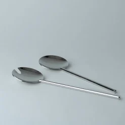 Serveringsbestikk>LØVE Løve Vinje Salatbestikk Rustfritt Stål 28cm Sølv